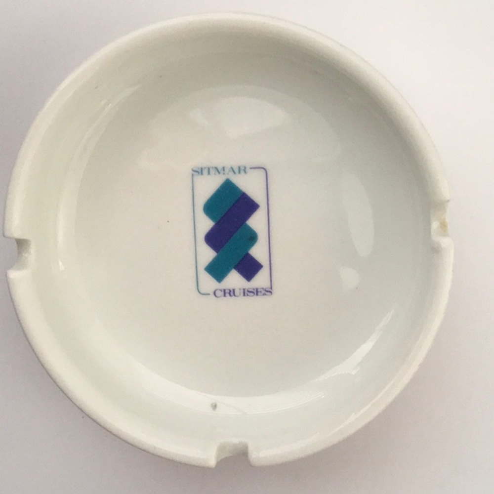 Vintage Sitmar Cruises Ashtray